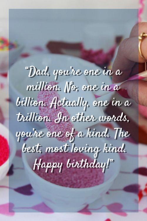 birthday wishes for daughter from father in english